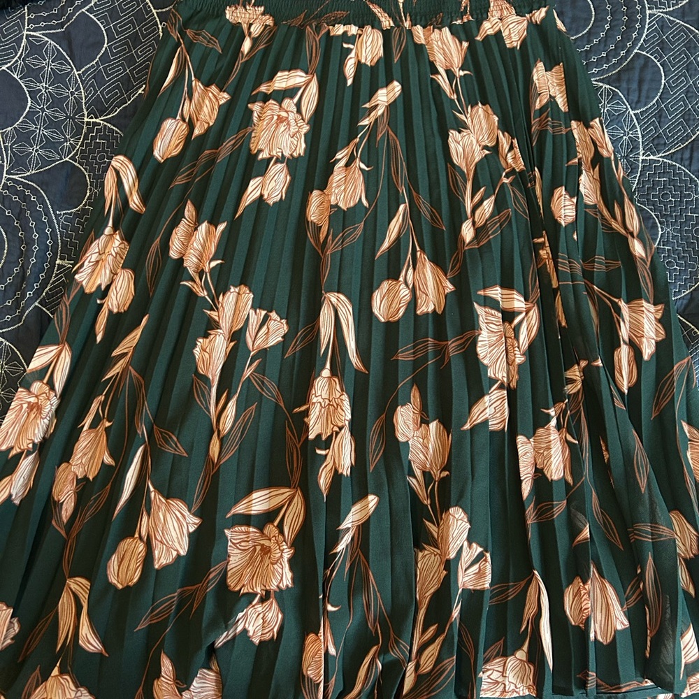 Floral Pleated Pull On Skirt A New Day Target